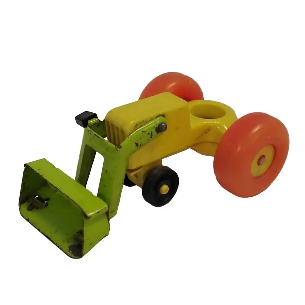 Fisher-Price Toy Tractor Vintage Front Loader 6